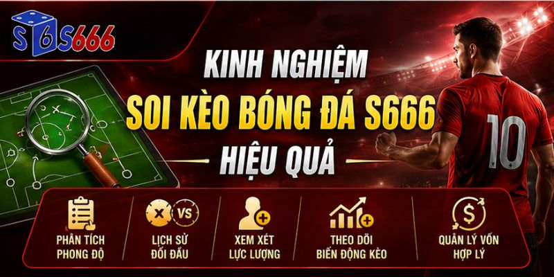 Kinh nghiêm soi kèo bóng đá S666 hiệu quả