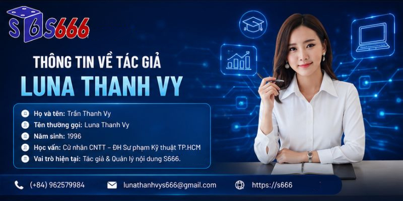 thông tin tác giả Luna Thanh Vy
