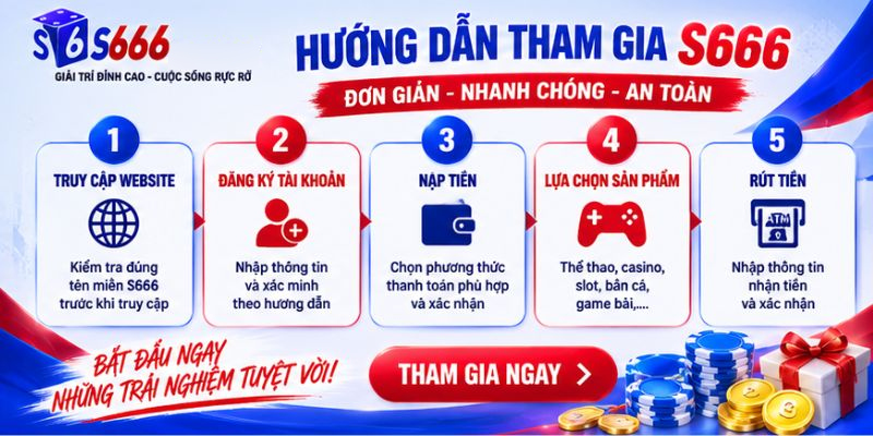Hướng dẫn tham gia S666 cho thành viên